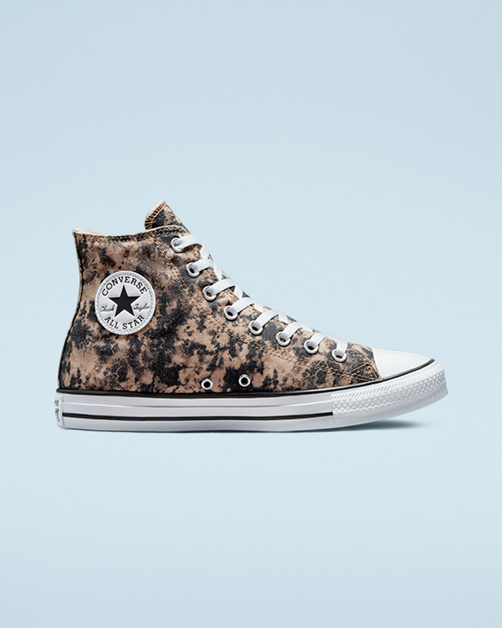 Black Grey White Men's Converse Chuck Taylor All Star Sneakers | Singapore-09758