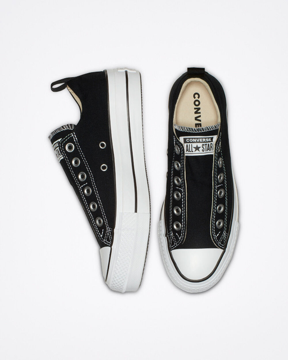 Black White Black Women's Converse Chuck Taylor All Star Sneakers | Singapore-57102