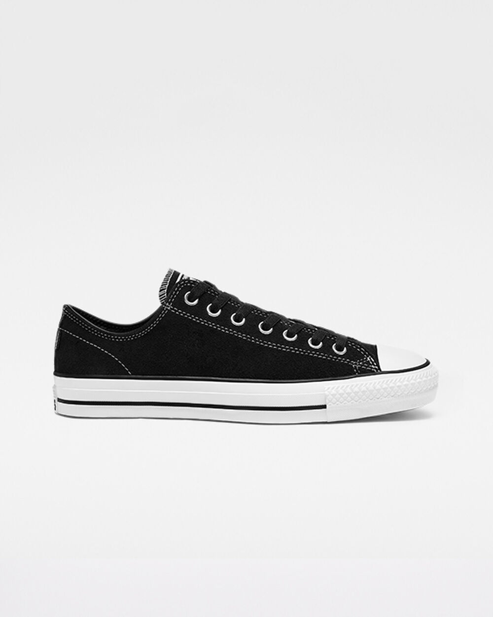 Black White Men's Converse CONS Chuck Taylor All Star Pro Skate Shoes | Singapore-82157