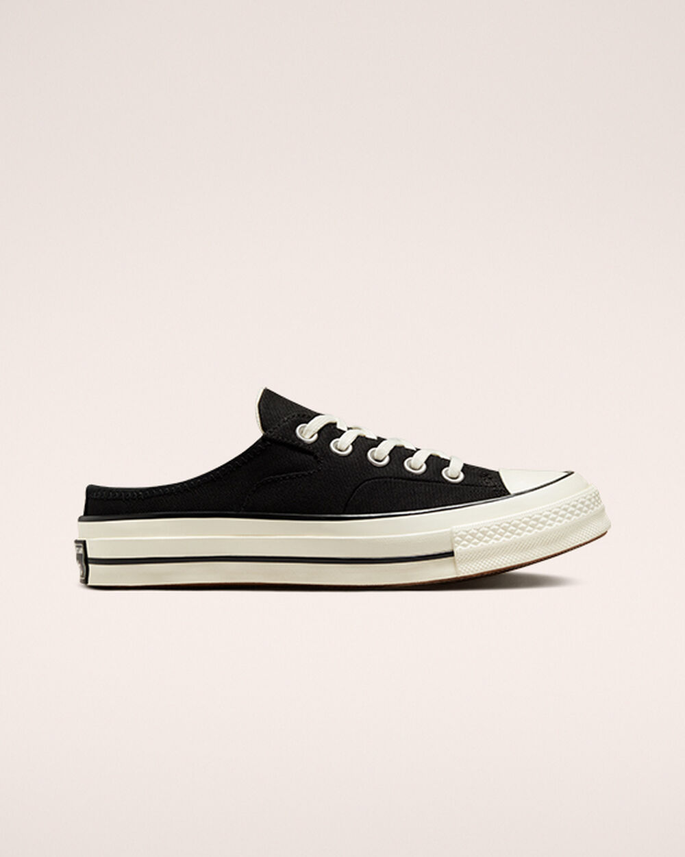 Black White Men's Converse Chuck 70 Mule | Singapore-38674