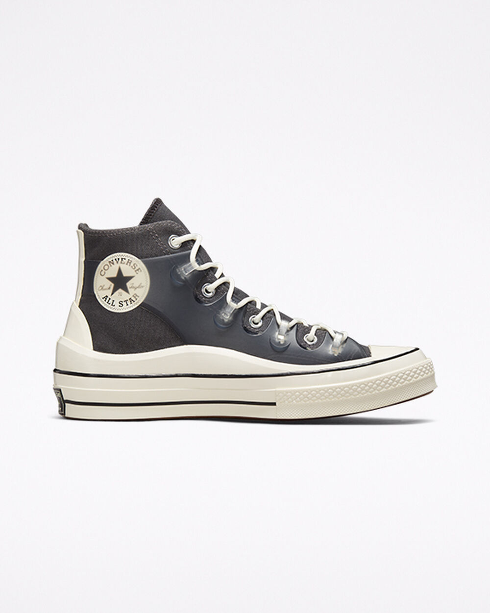 Black White Men's Converse Chuck 70 Winter Boots | Singapore-76198