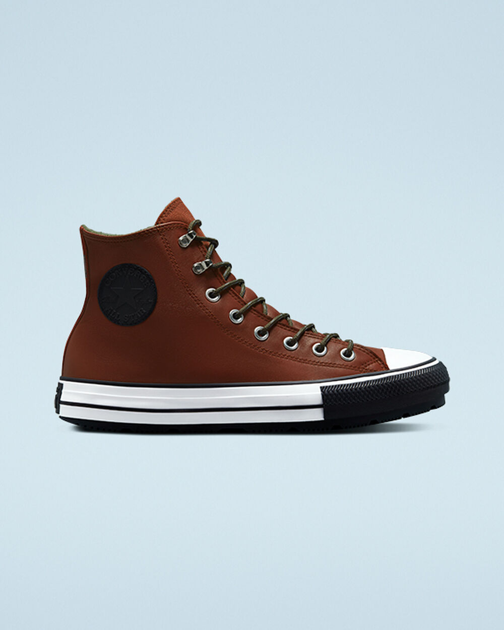 Brown White Black Women's Converse Chuck Taylor All Star Winter Boots | Singapore-05923