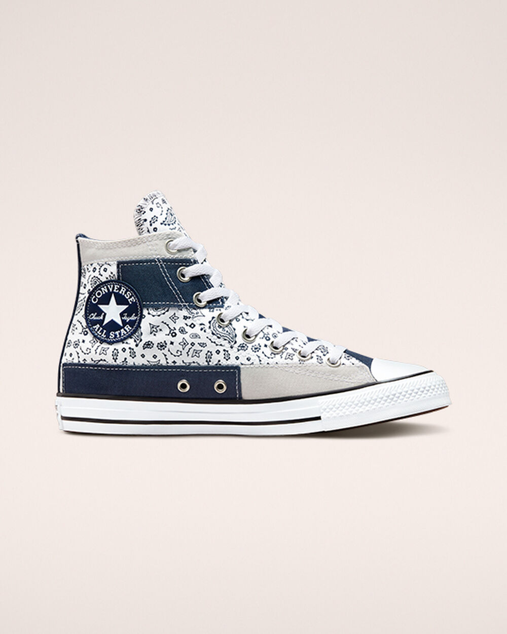 Navy White Women's Converse Chuck Taylor All Star Sneakers | Singapore-59731