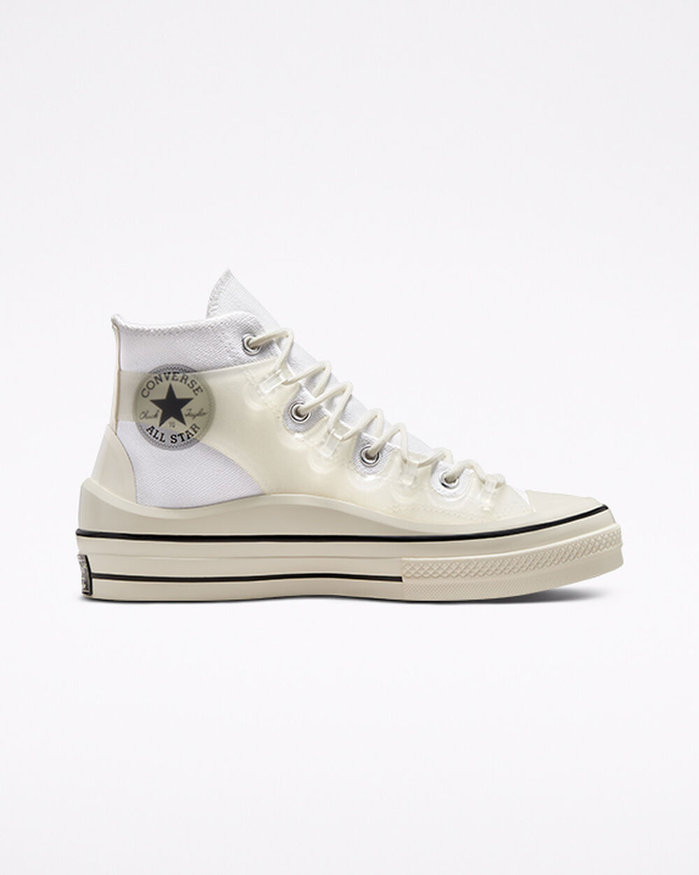 White Black Men's Converse Chuck 70 Sneakers | Singapore-41509