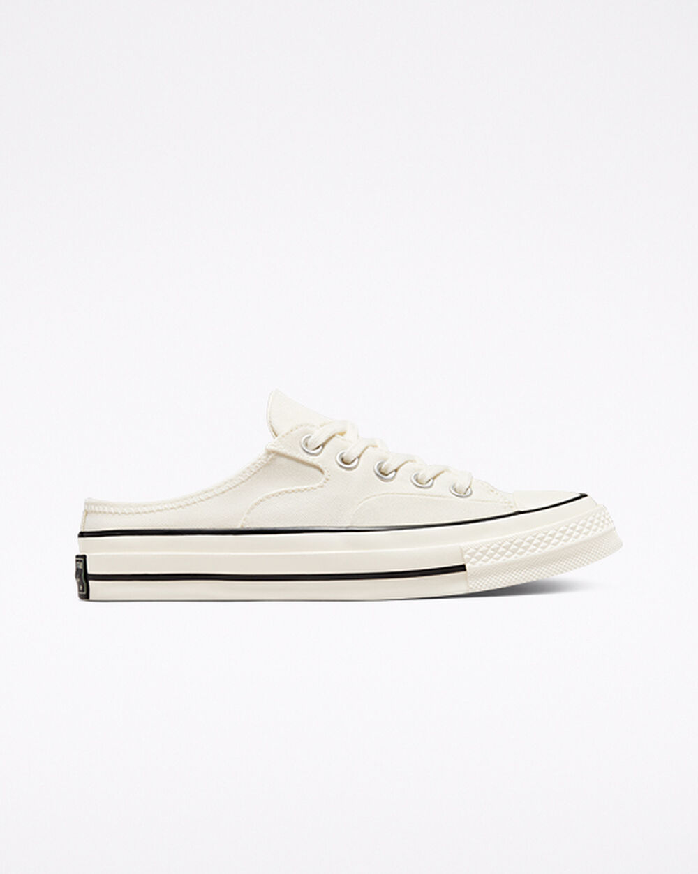 White Black Women's Converse Chuck 70 Mule | Singapore-35801