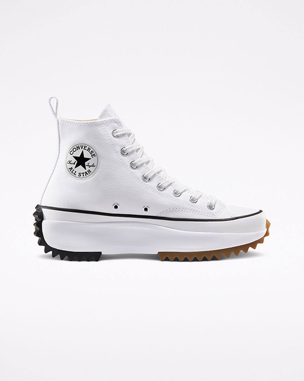 White Black Women's Converse Run Star Hike Sneakers | Singapore-49360