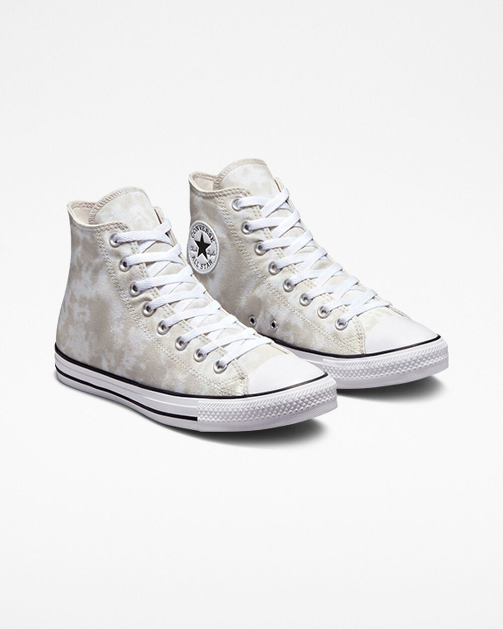 Beige White Black Women's Converse Chuck Taylor All Star Sneakers | Singapore-98724