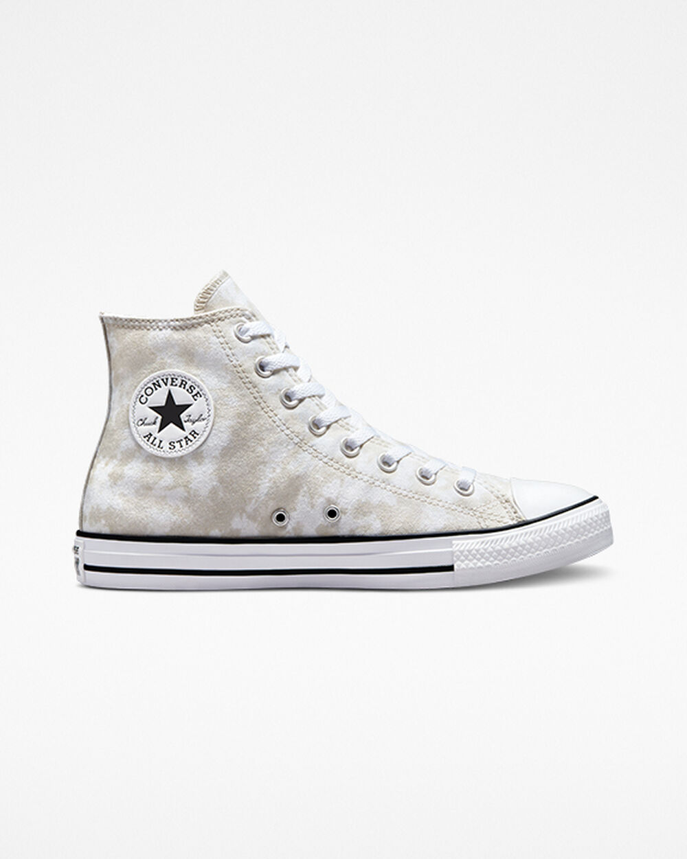 Beige White Black Women\'s Converse Chuck Taylor All Star Sneakers | Singapore-98724