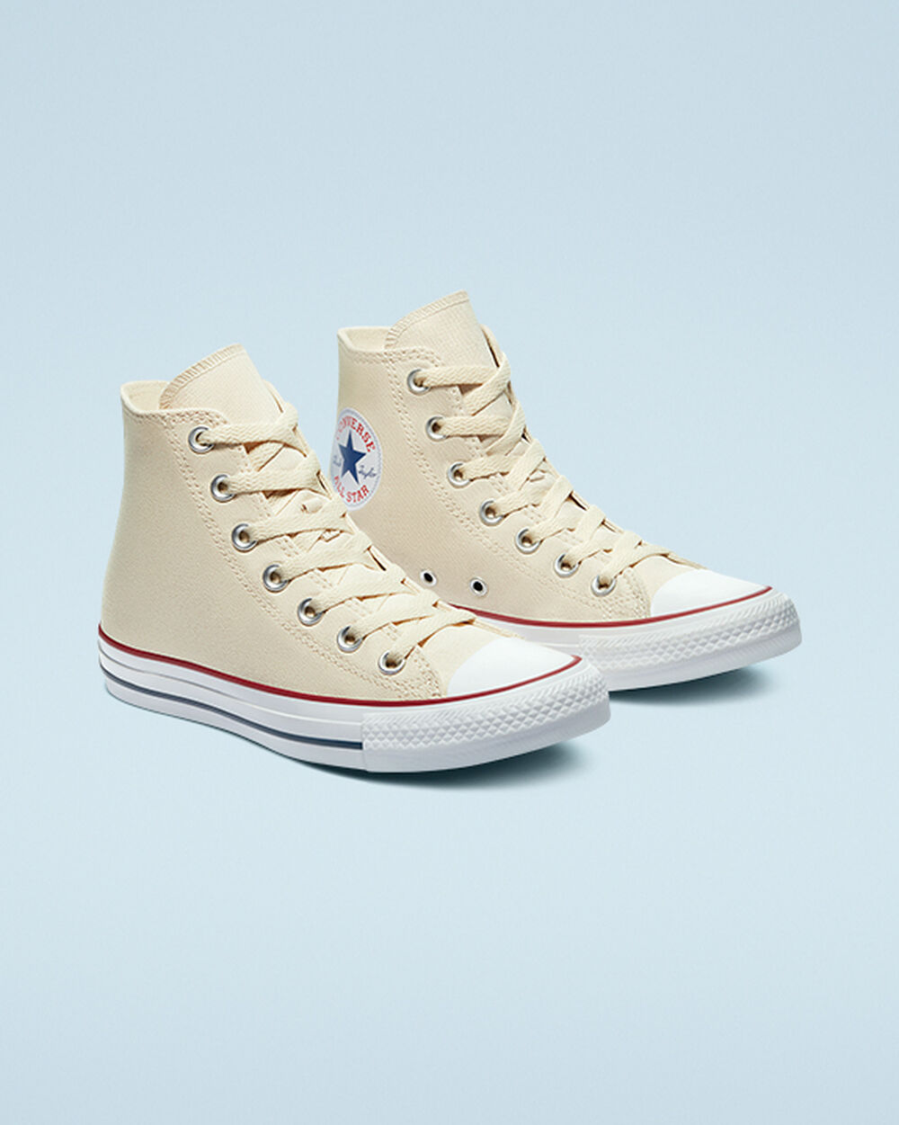 Beige White Women's Converse Chuck Taylor All Star Sneakers | Singapore-83425