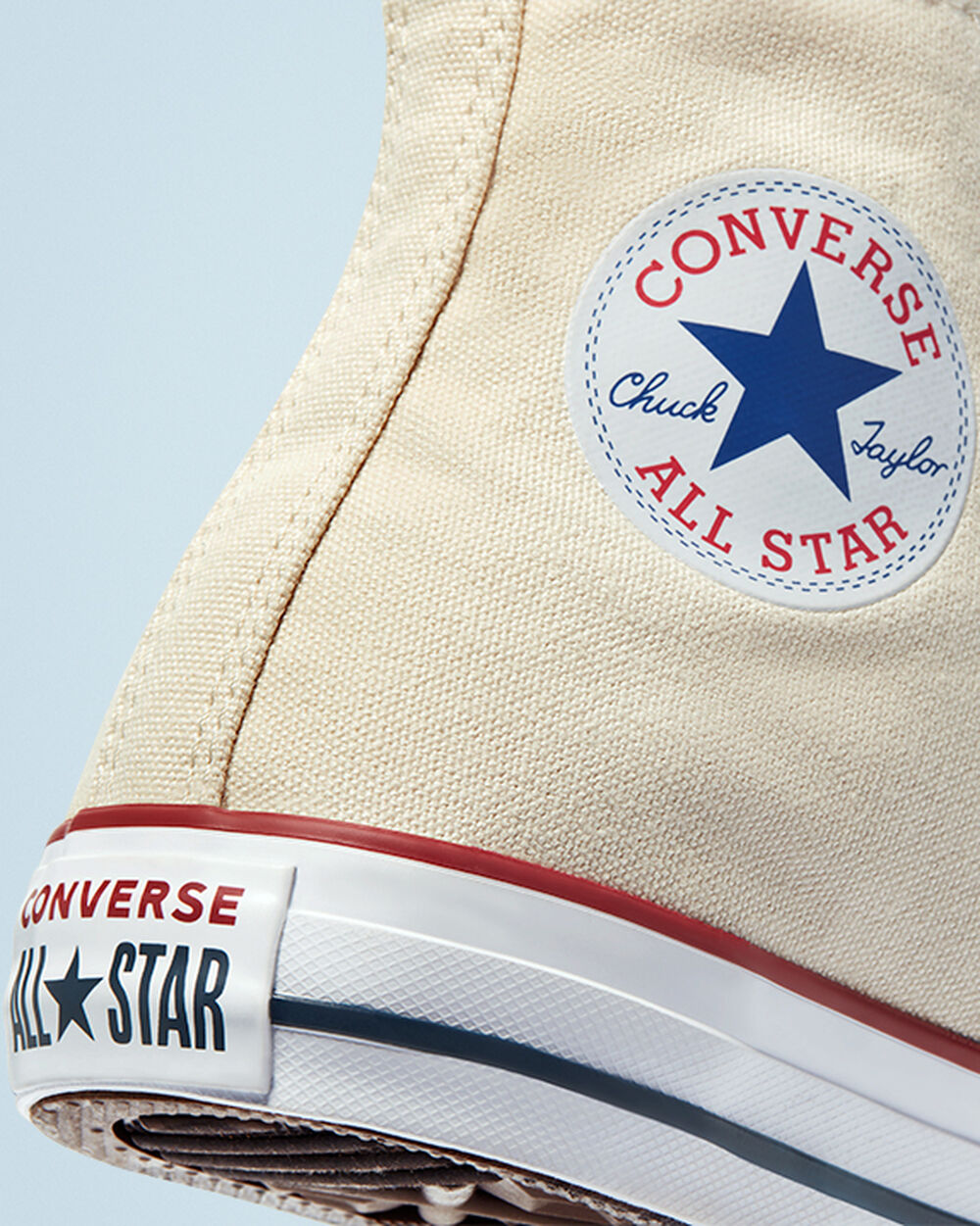 Beige White Women's Converse Chuck Taylor All Star Sneakers | Singapore-83425