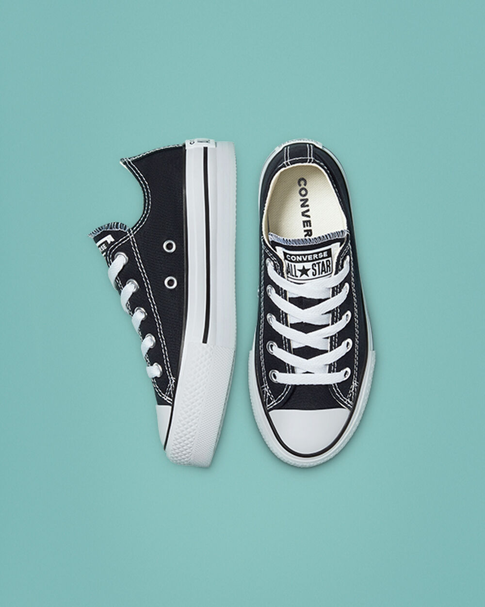 Black Beige White Girls' Converse Chuck Taylor All Star Sneakers | Singapore-19032