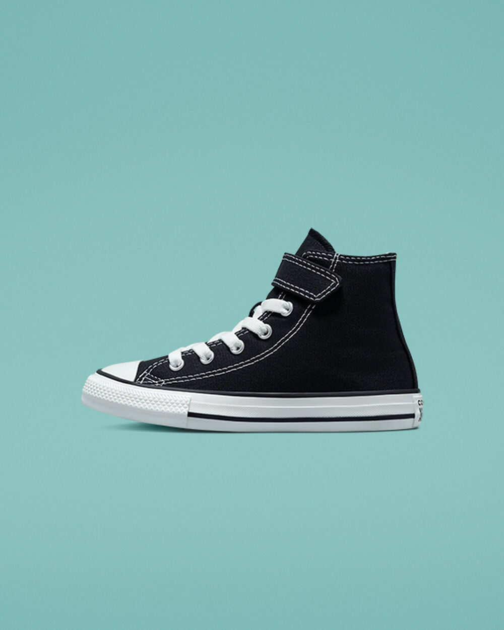 Black Beige White Girls' Converse Chuck Taylor All Star Sneakers | Singapore-67350