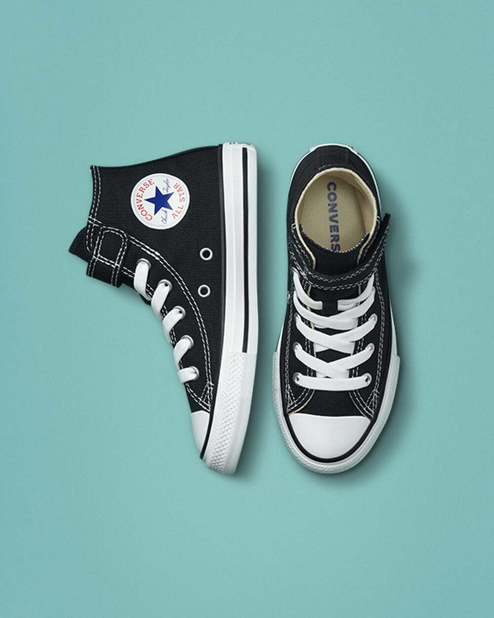 Black Beige White Girls' Converse Chuck Taylor All Star Sneakers | Singapore-67350