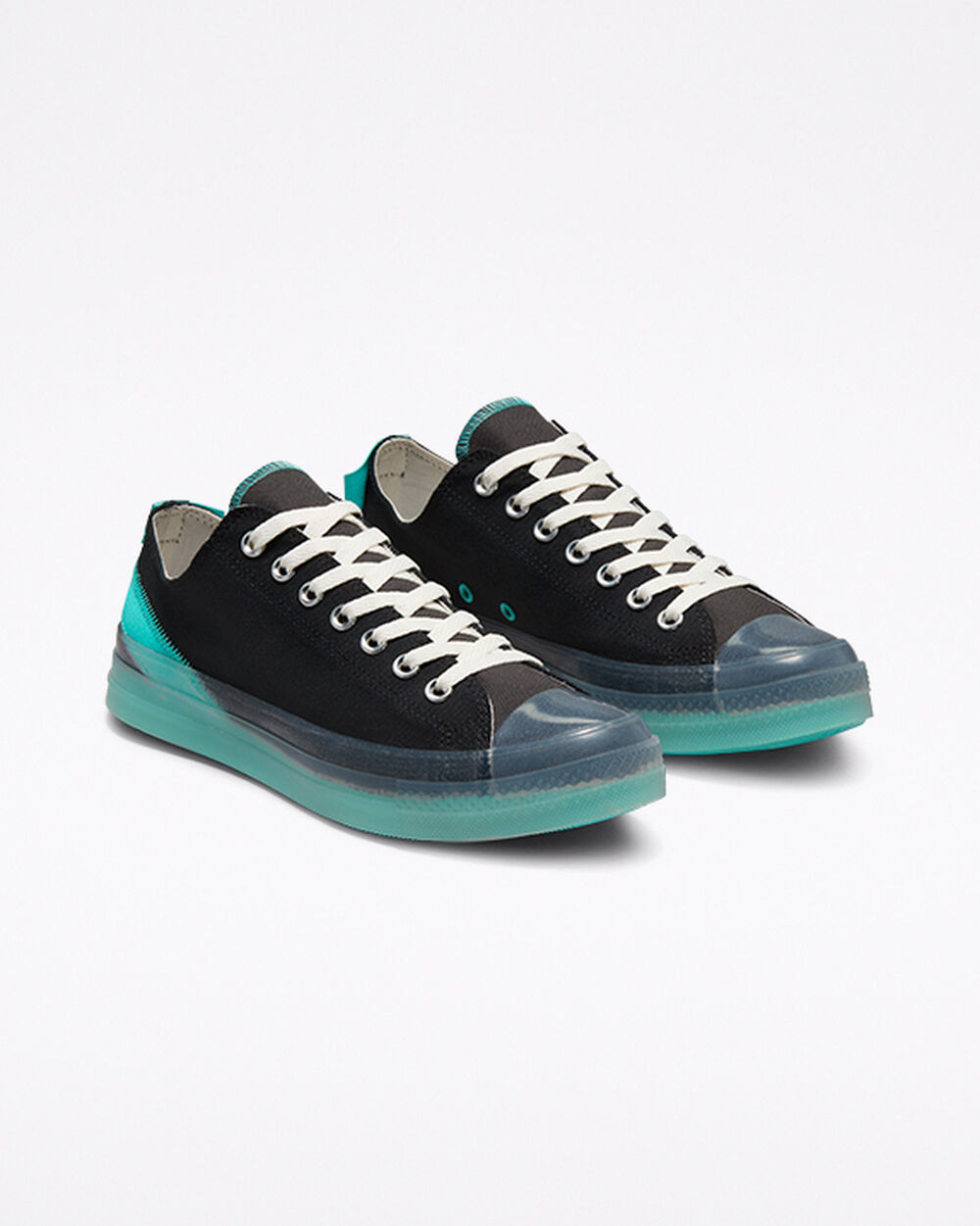 Black Wash Turquoise Men's Converse Chuck Taylor All Star CX Sneakers | Singapore-91376