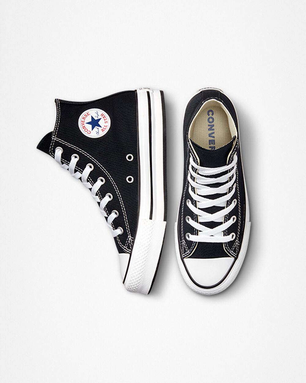 Black White Black Girls' Converse Chuck Taylor All Star Sneakers | Singapore-16594