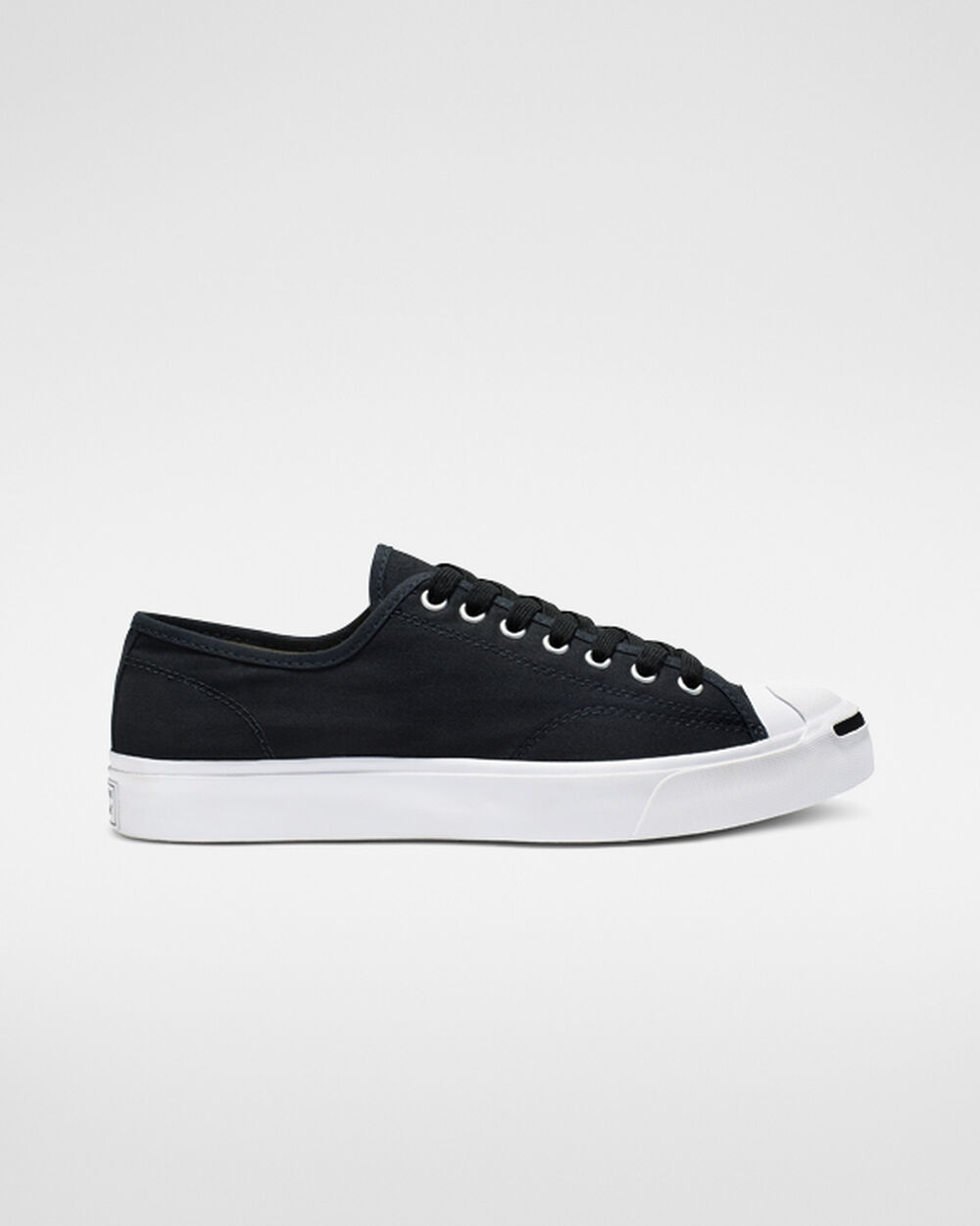 Black White Black Men\'s Converse Jack Purcell Sneakers | Singapore-90614