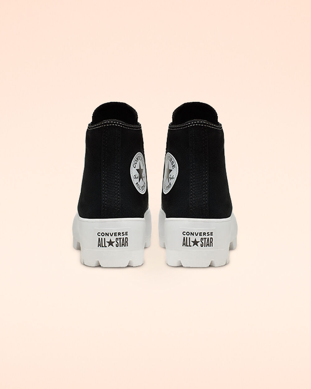 Black White Black Women's Converse Chuck Taylor All Star Lugged Sneakers | Singapore-12064