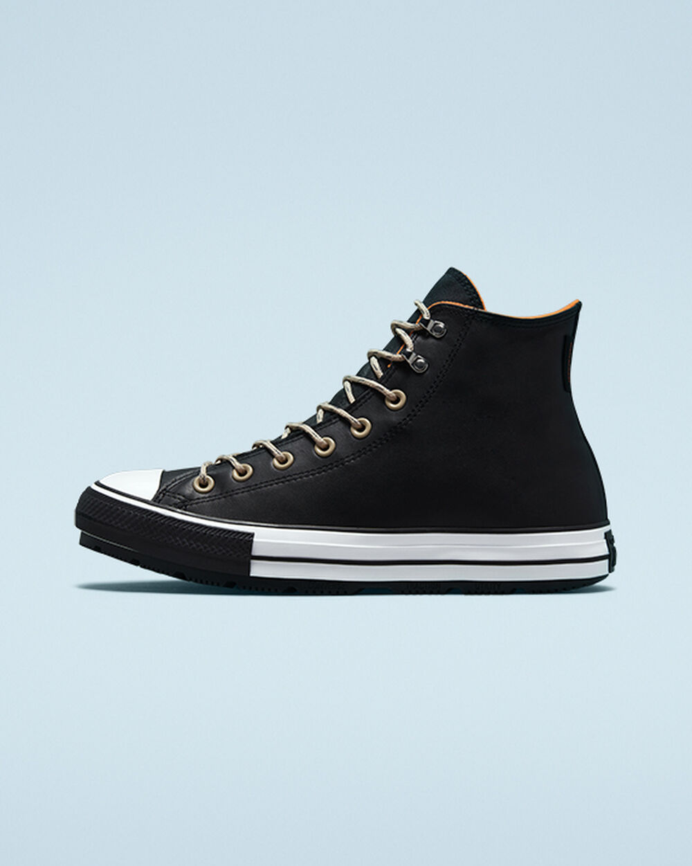 Black White Black Women's Converse Chuck Taylor All Star Winter Boots | Singapore-13048