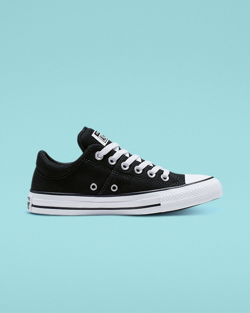 Black White Black Women\'s Converse Chuck Taylor All Star Madison Sneakers | Singapore-38190