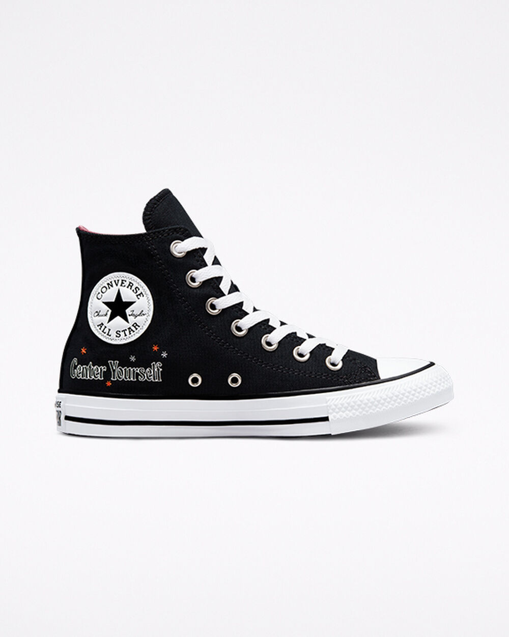 Black White Grey Women\'s Converse Chuck Taylor All Star Sneakers | Singapore-41802