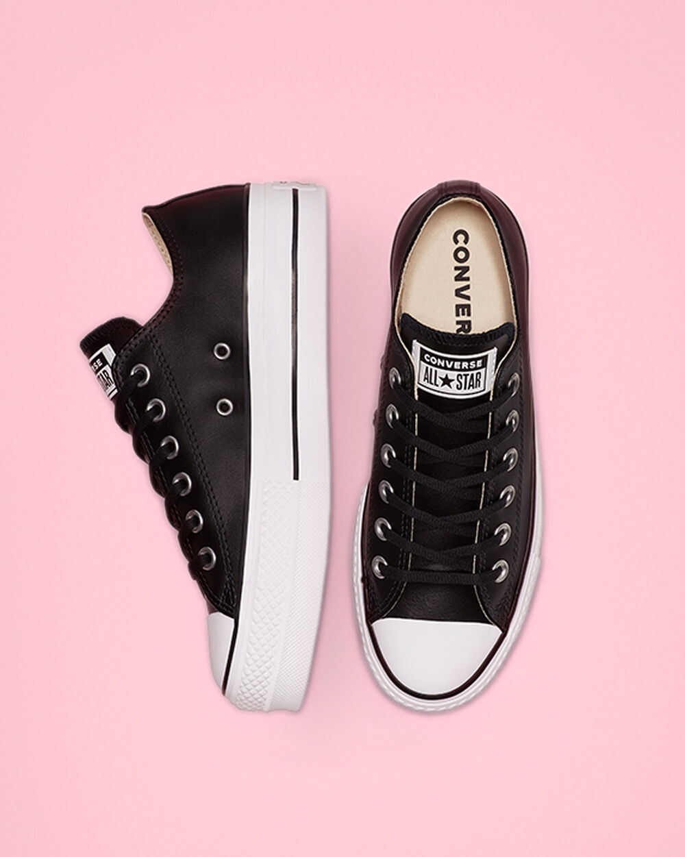 Black White Women's Converse Chuck Taylor All Star Sneakers | Singapore-01429