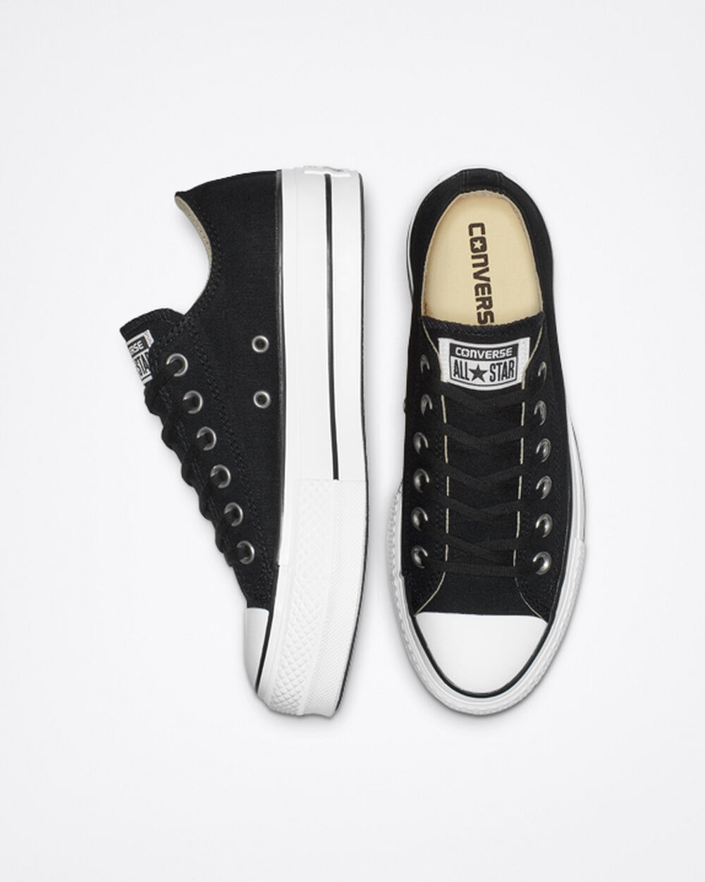 Black White Women's Converse Chuck Taylor All Star Sneakers | Singapore-68427