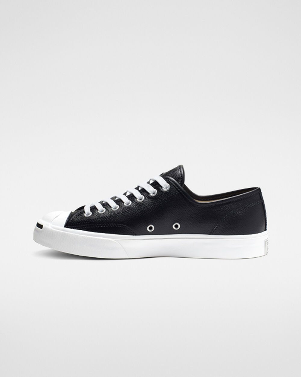 Black White Women's Converse Jack Purcell Sneakers | Singapore-37028