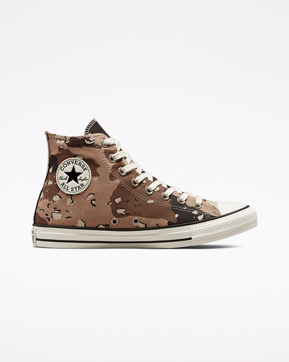 Brown White Black Men\'s Converse Chuck Taylor All Star Sneakers | Singapore-28350