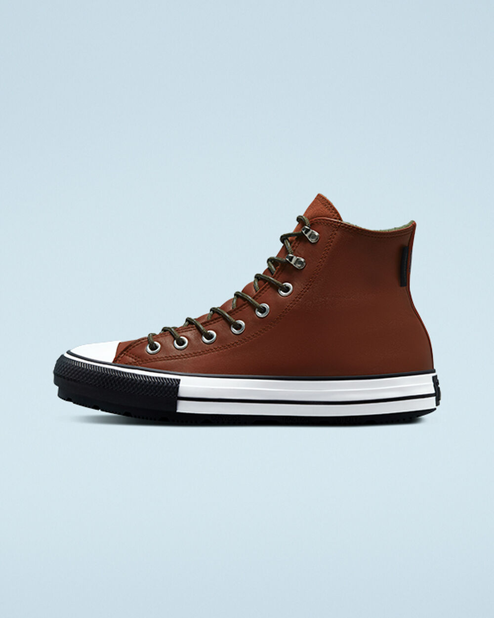 Brown White Black Women's Converse Chuck Taylor All Star Winter Boots | Singapore-16209