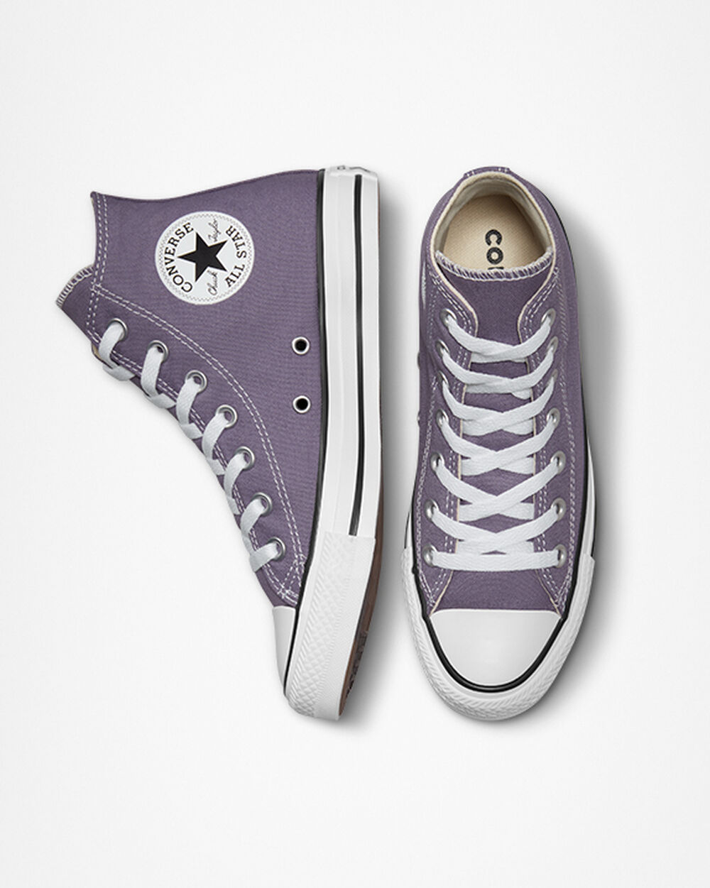 Grey Purple Women's Converse Chuck Taylor All Star Sneakers | Singapore-91603