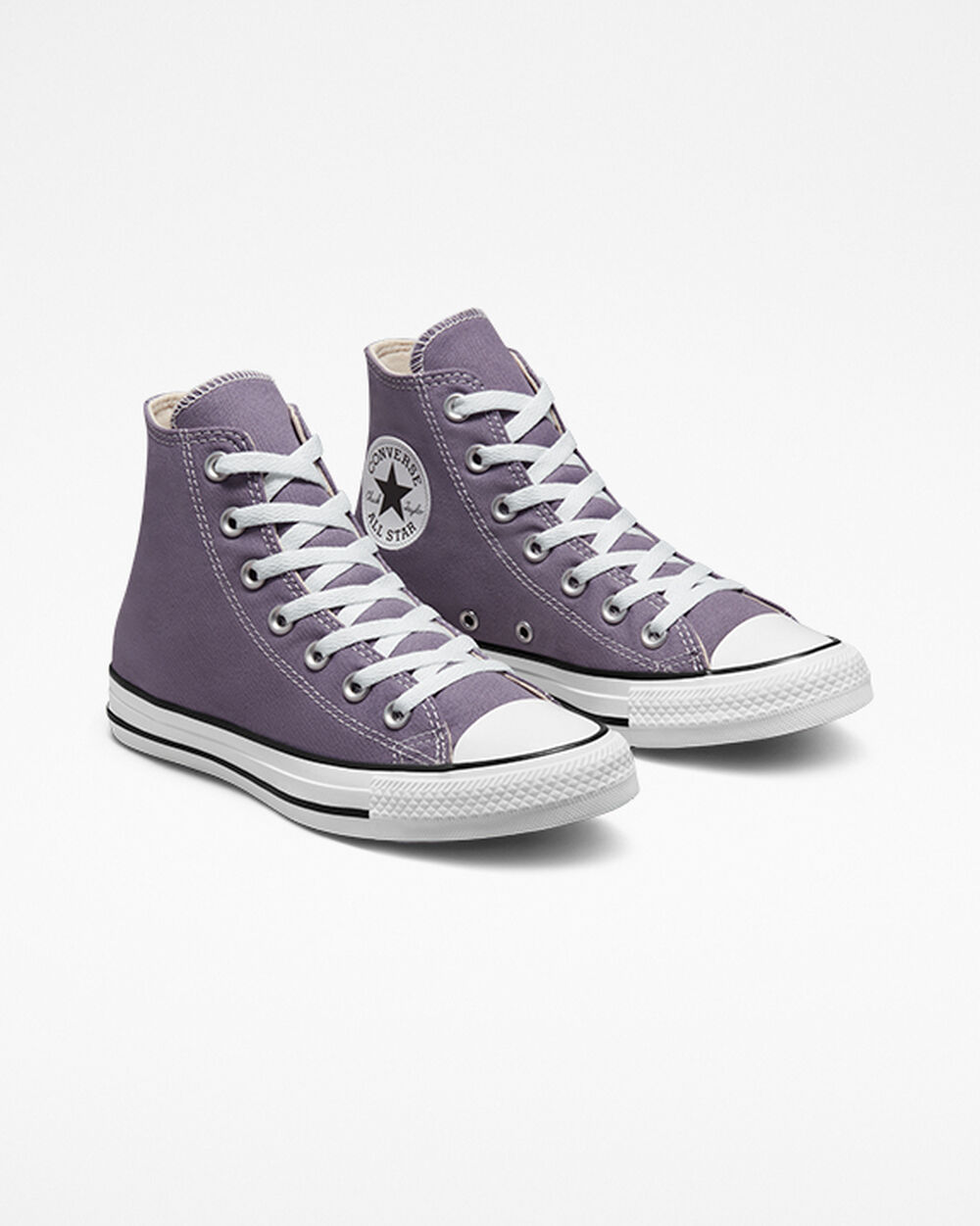 Grey Purple Women's Converse Chuck Taylor All Star Sneakers | Singapore-91603