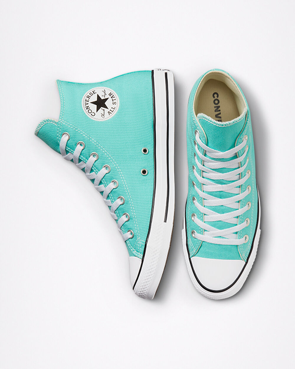 Light Turquoise Women's Converse Chuck Taylor All Star Sneakers | Singapore-65927