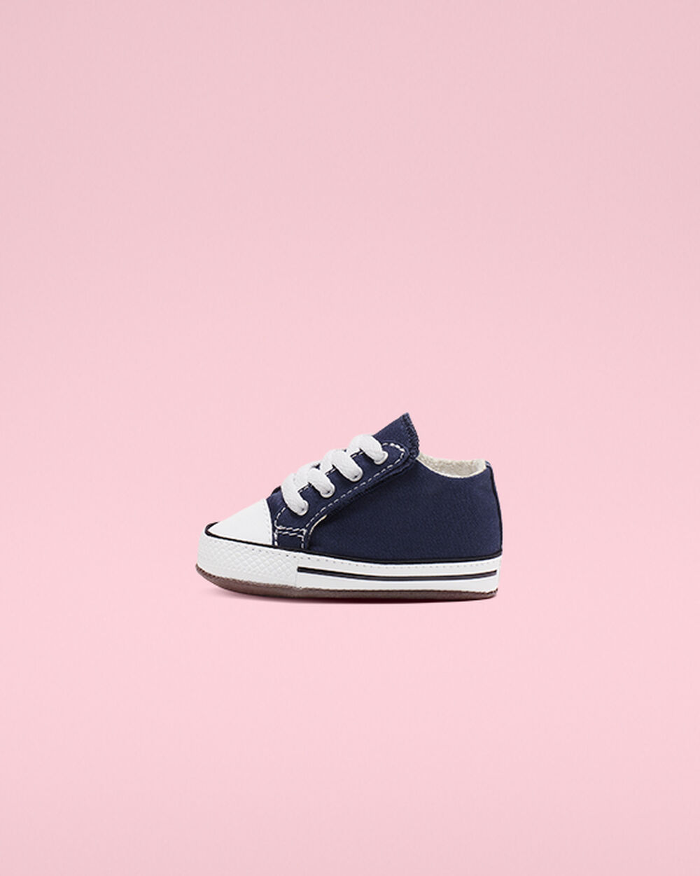 Navy Beige White Girls' Converse Chuck Taylor All Star Sneakers | Singapore-72590