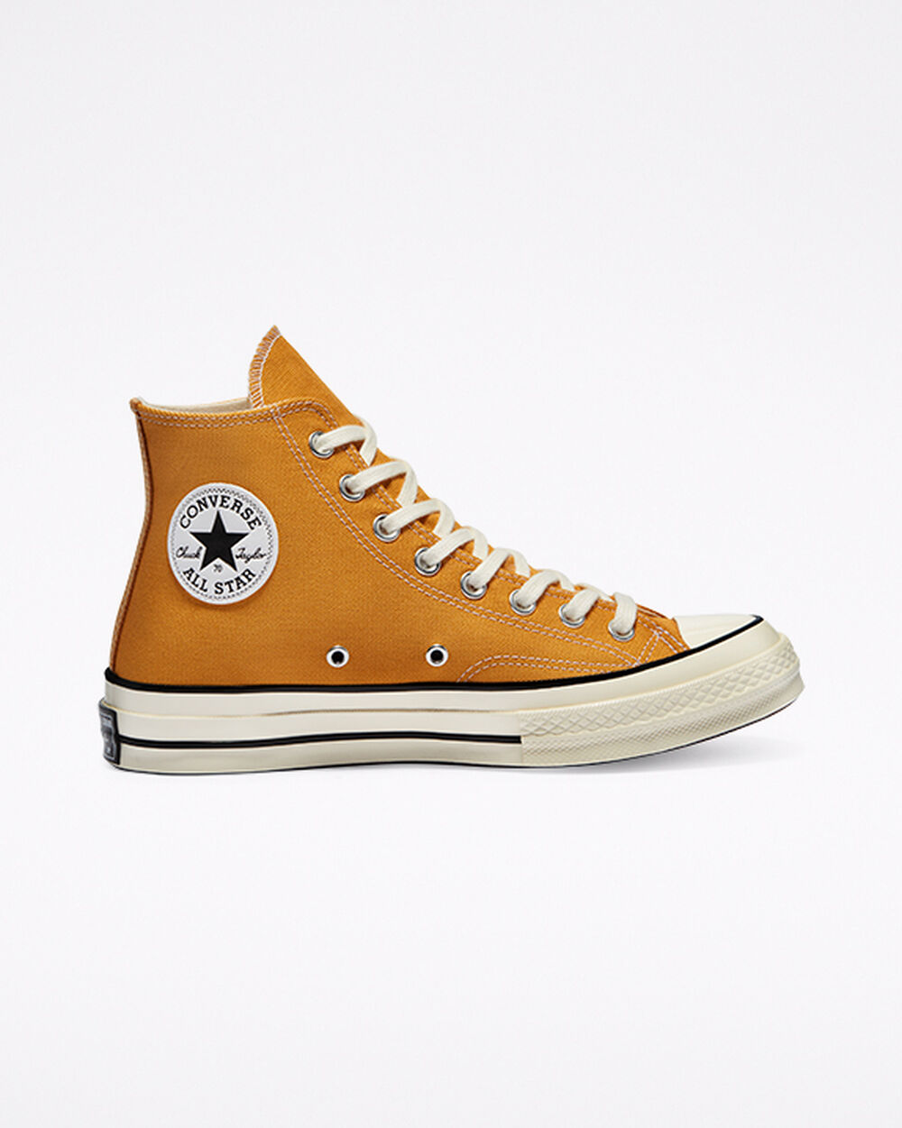 Orange Flower Black White Women\'s Converse Chuck 70 Sneakers | Singapore-68145