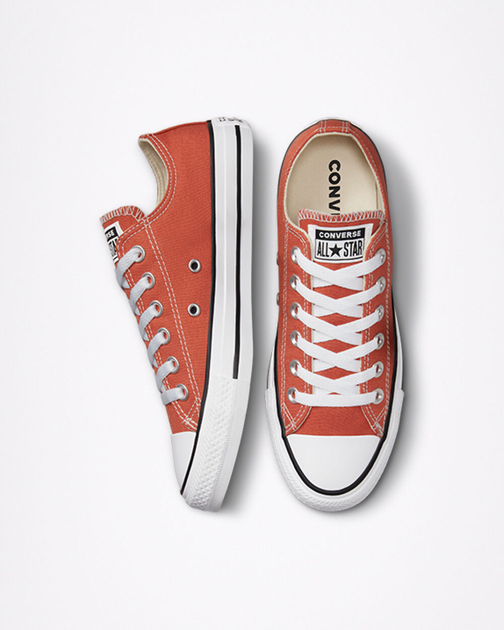 Orange White Women's Converse Chuck Taylor All Star Sneakers | Singapore-37190