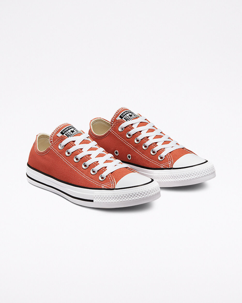 Orange White Women's Converse Chuck Taylor All Star Sneakers | Singapore-37190