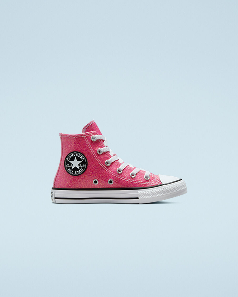 Pink Black White Girls' Converse Chuck Taylor All Star Sneakers | Singapore-04913