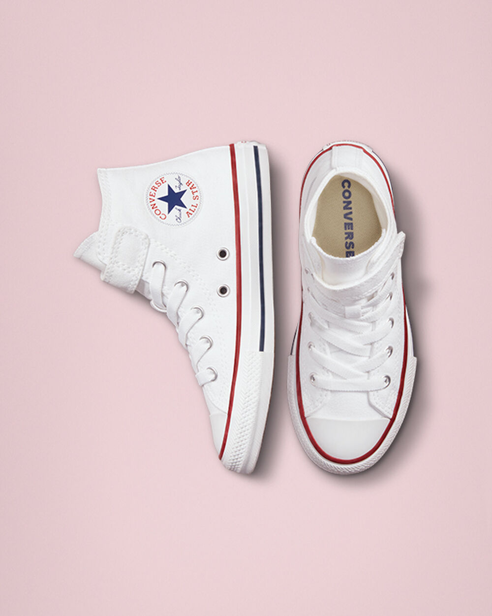 White Beige Girls' Converse Chuck Taylor All Star Sneakers | Singapore-74652