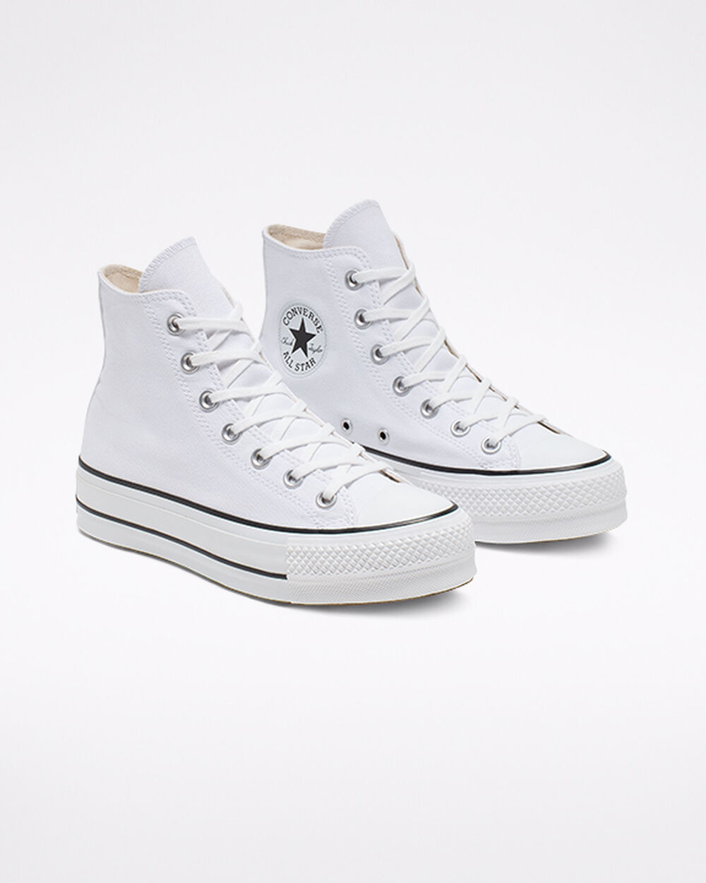 White Black White Women's Converse Chuck Taylor All Star Sneakers | Singapore-20493