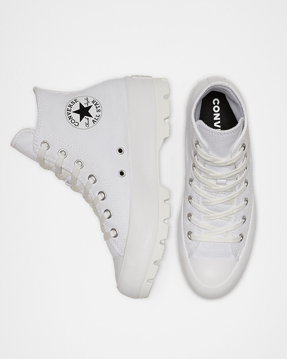 White Black White Women's Converse Chuck Taylor All Star Lugged Winter Boots | Singapore-37186