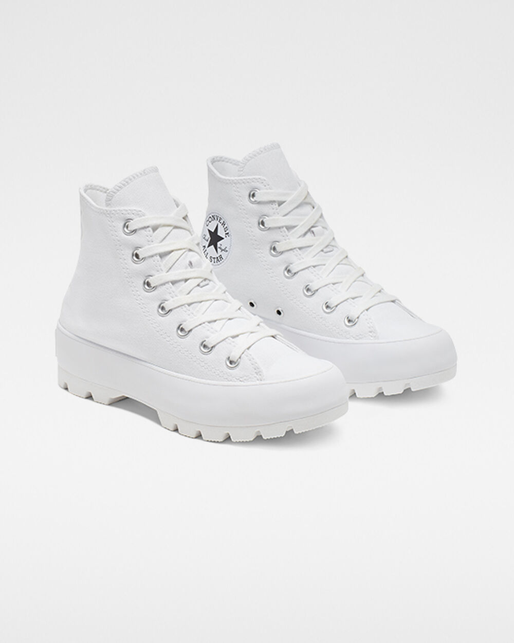 White Black White Women's Converse Chuck Taylor All Star Lugged Winter Boots | Singapore-37186