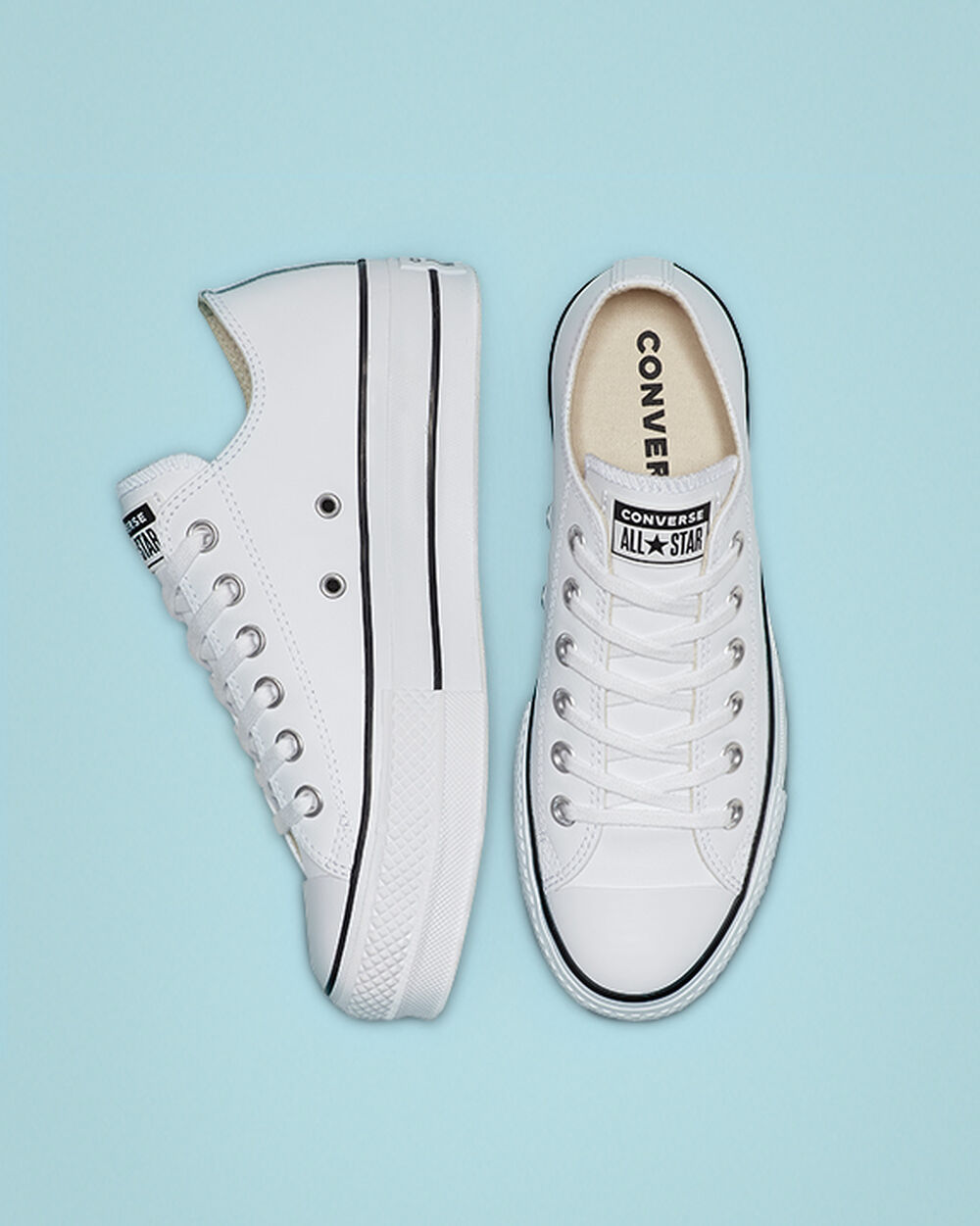 White Black White Women's Converse Chuck Taylor All Star Sneakers | Singapore-41296