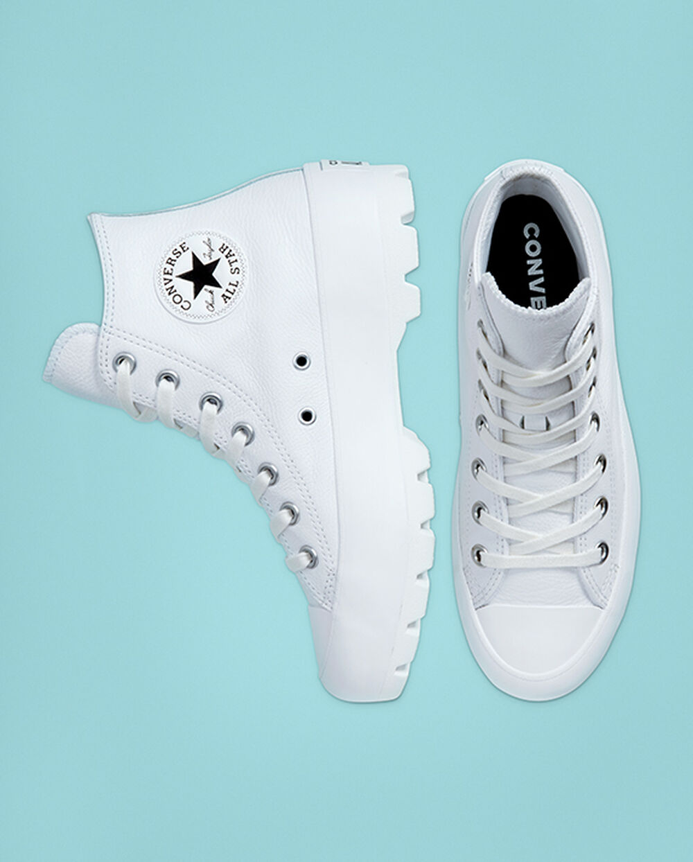 White Black White Women's Converse Chuck Taylor All Star Winter Boots | Singapore-69185