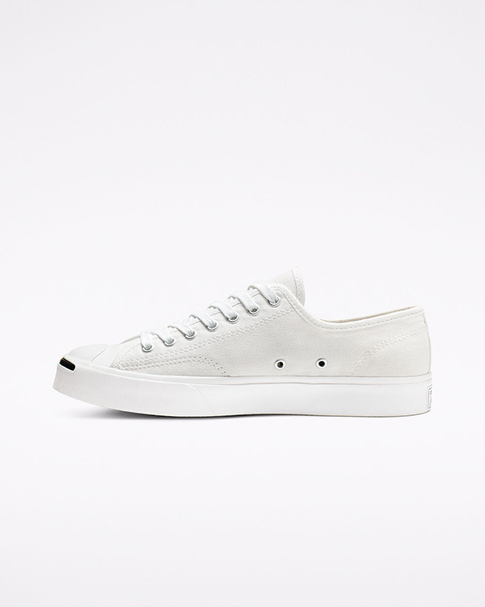 White Black Women's Converse Jack Purcell Sneakers | Singapore-83594