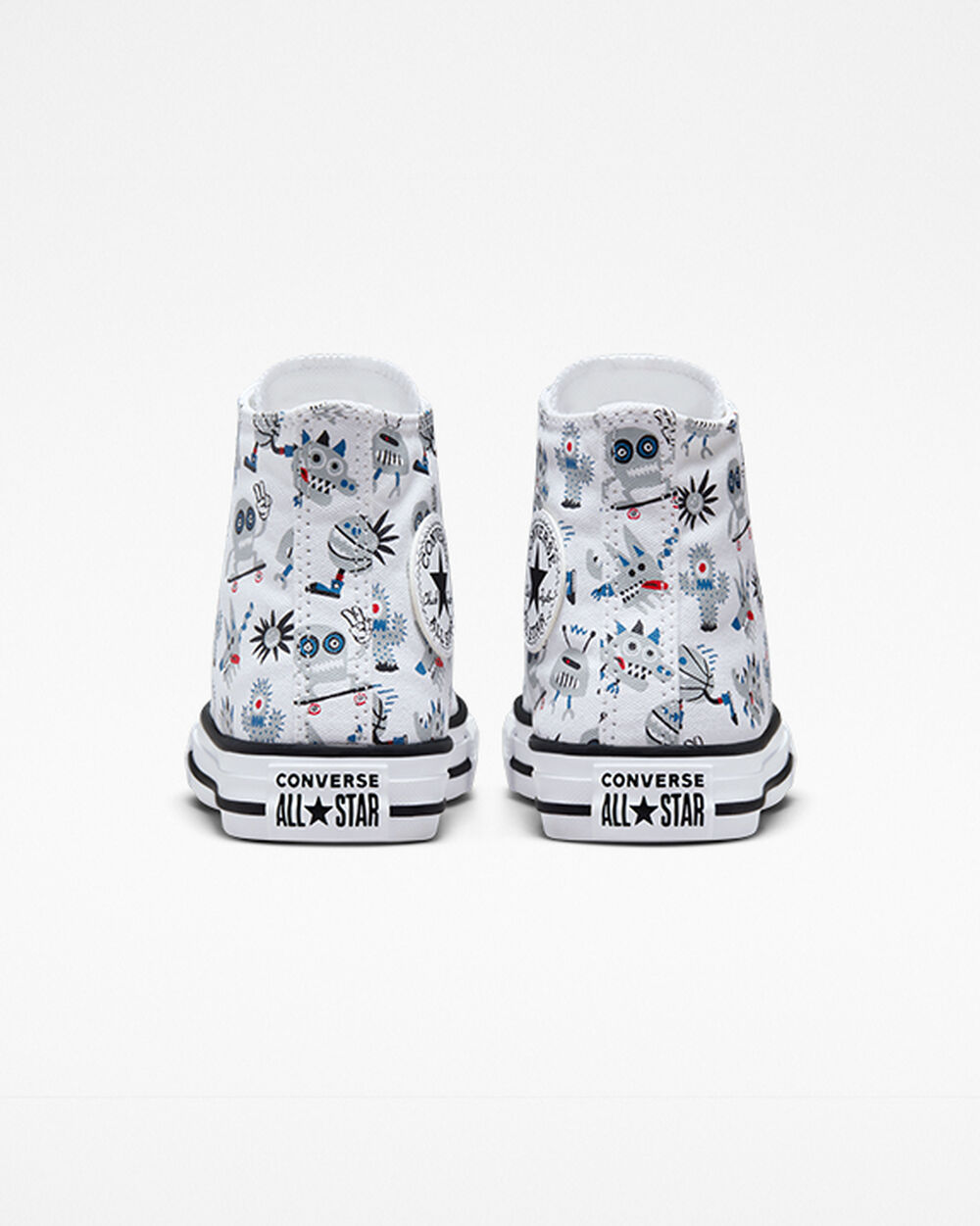 White Grey Blue Boys' Converse Chuck Taylor All Star Sneakers | Singapore-86792