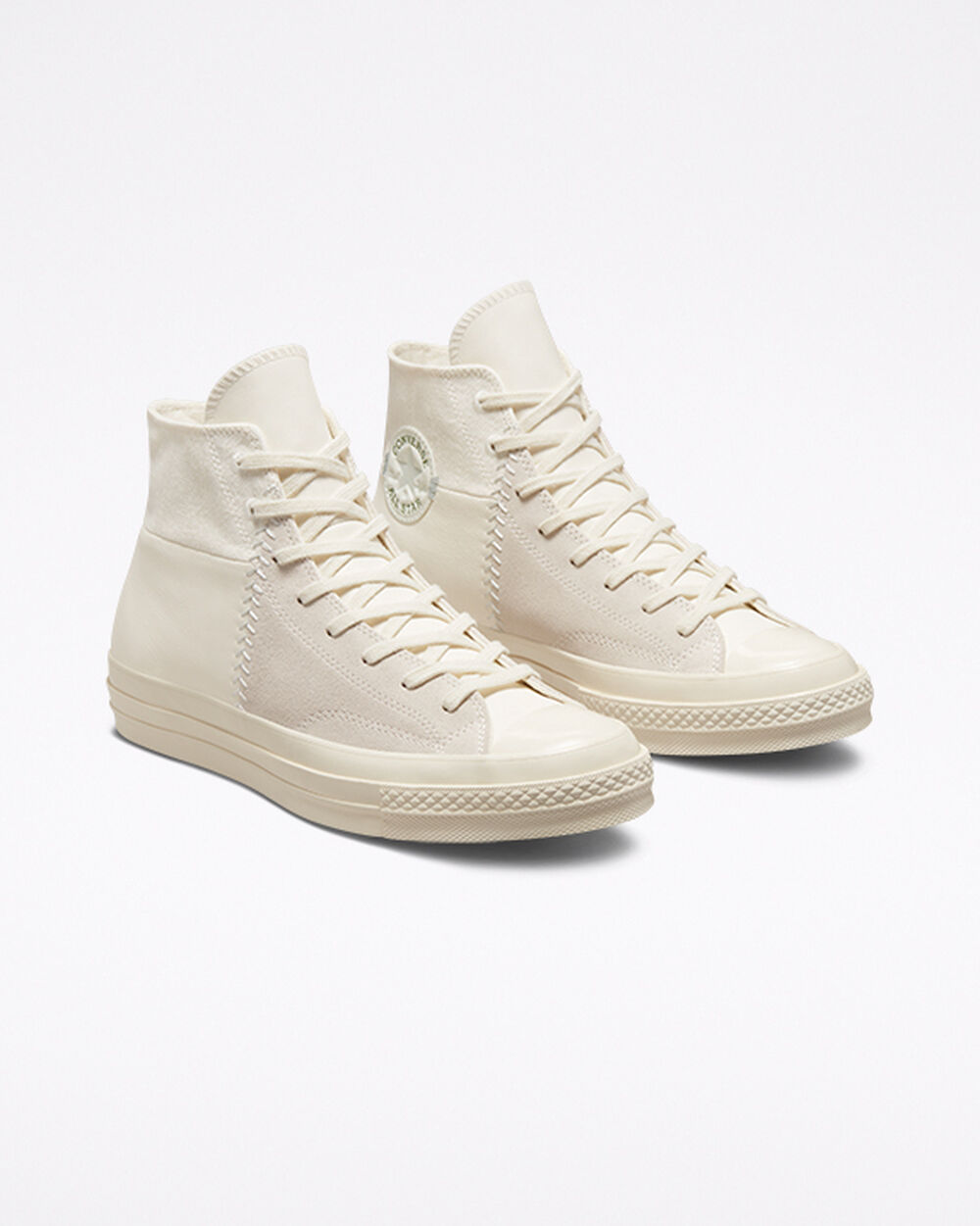 White Light Silver Women's Converse Chuck 70 Sneakers | Singapore-65340