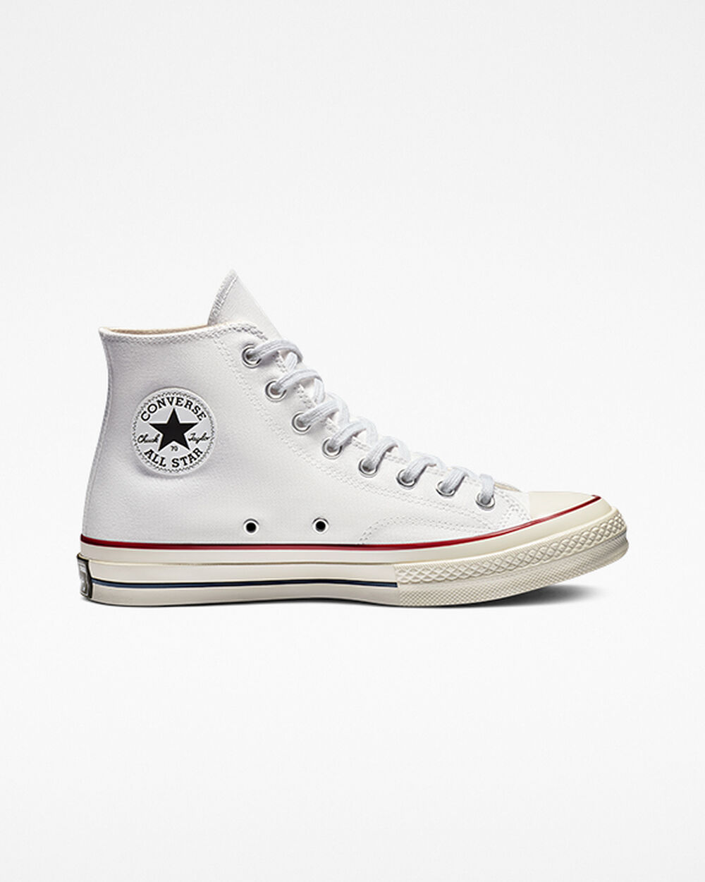 White Men\'s Converse Chuck 70 Sneakers | Singapore-30156