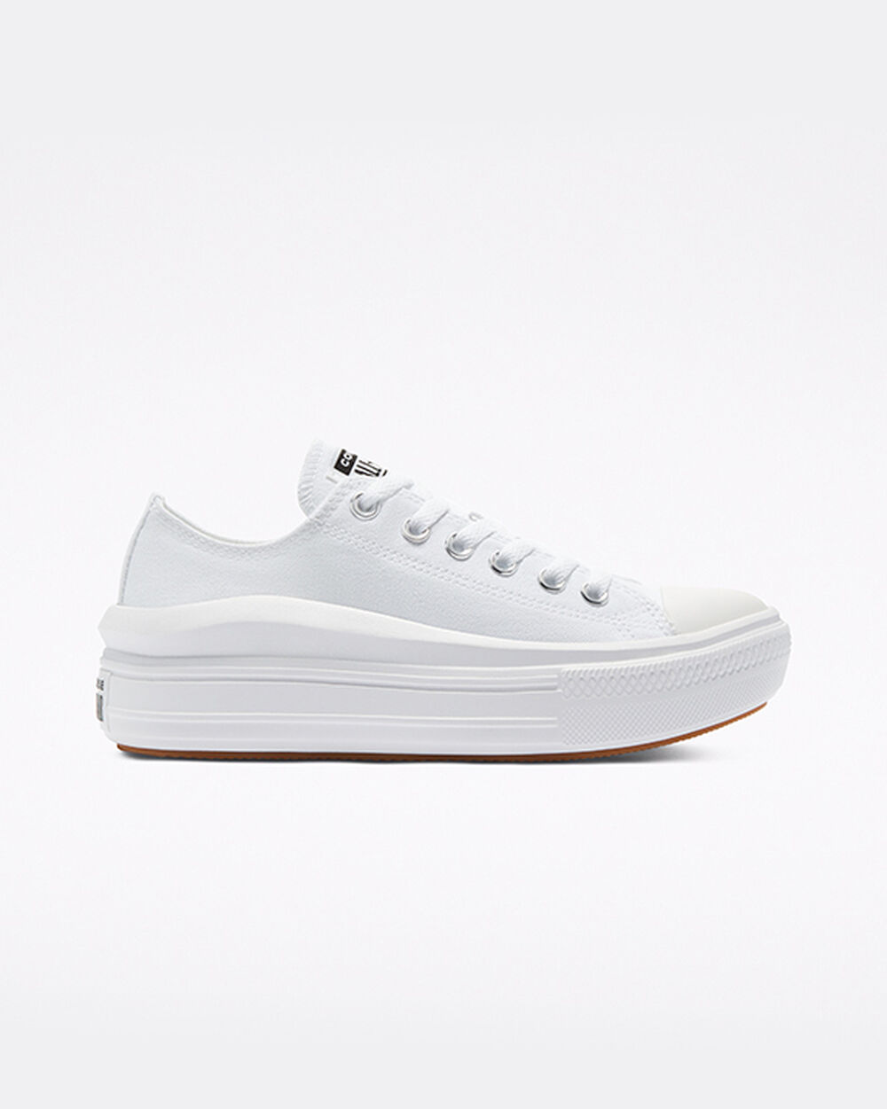 White White Women\'s Converse Chuck Taylor All Star Move Sneakers | Singapore-27906