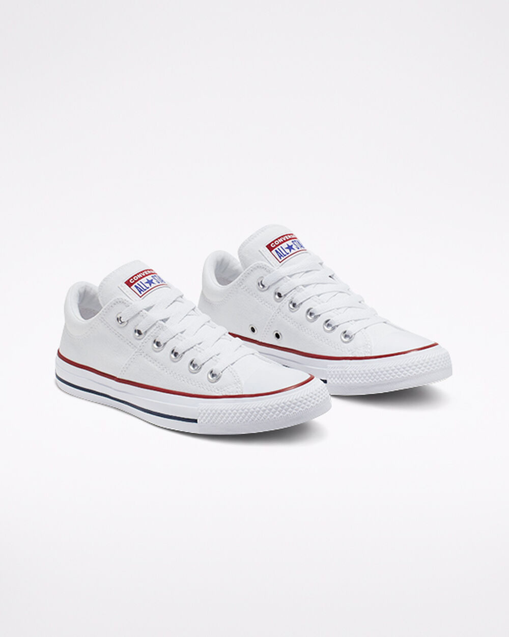 White White Women's Converse Chuck Taylor All Star Madison Sneakers | Singapore-96832