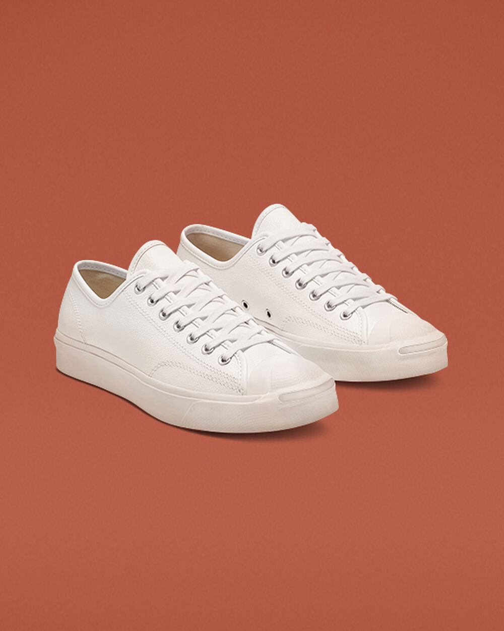 White White Women's Converse Jack Purcell Sneakers | Singapore-29714